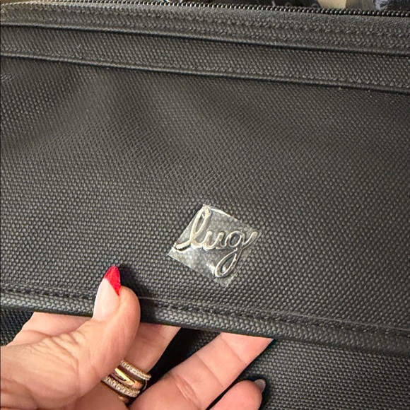 Lug Via Matte Luxe black Cosmetic Toiletries bag Pouch - Picture 3 of 11